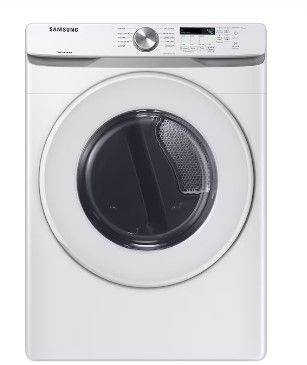 Photo 1 of Samsung 7.5-cu ft Stackable Electric Dryer (White)
