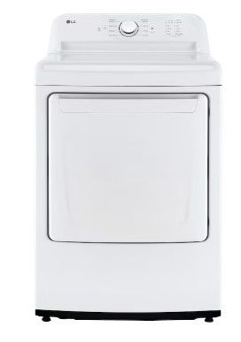 Photo 1 of LG 7.3-cu ft Electric Dryer (White) ENERGY STAR
