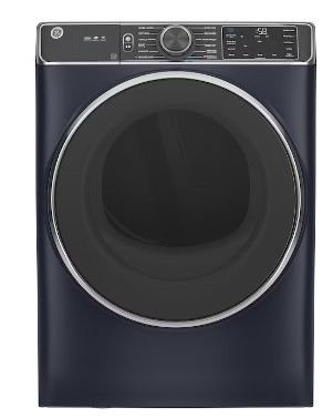 Photo 1 of GE 7.8-cu ft Stackable Steam Cycle Smart Electric Dryer (Sapphire Blue)
