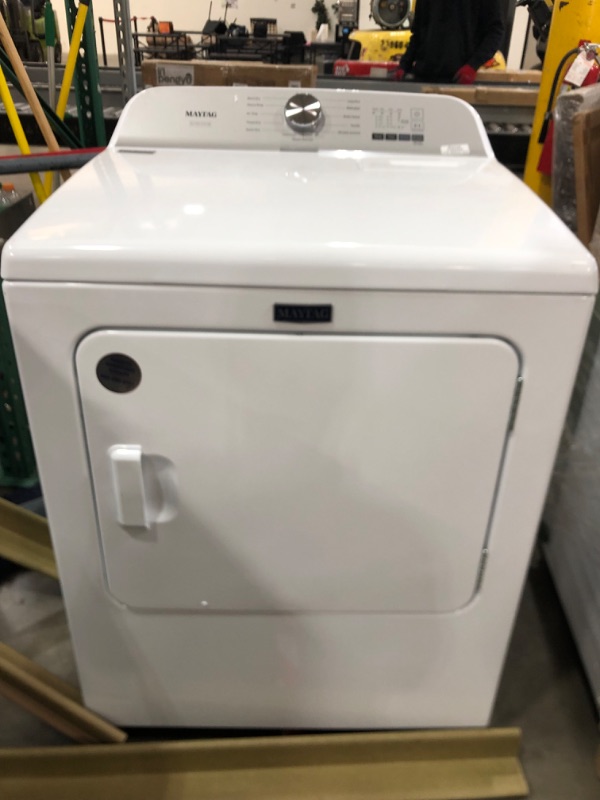 Photo 4 of Maytag Pet Pro 7-cu ft Steam Cycle Electric Dryer (White)
