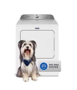 Photo 1 of Maytag Pet Pro 7-cu ft Steam Cycle Electric Dryer (White)
