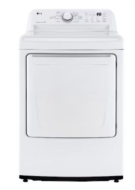 Photo 1 of LG 7.3-cu ft Electric Dryer (White) ENERGY STAR
