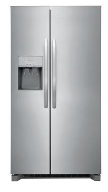 Photo 1 of Frigidaire 25.6-cu ft Side-by-Side Refrigerator with Ice Maker (Fingerprint Resistant Stainless Steel) ENERGY STAR
