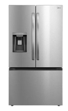 Photo 1 of Midea 29.3-cu ft Smart French Door Refrigerator with Dual Ice Maker (Stainless Steel) ENERGY STAR
