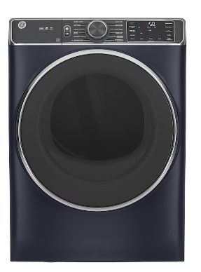 Photo 1 of GE 7.8-cu ft Stackable Steam Cycle Smart Electric Dryer (Sapphire Blue)
