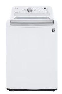 Photo 1 of LG 4.8-cu ft High Efficiency Agitator Top-Load Washer (White) ENERGY STAR
