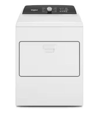 Photo 1 of Whirlpool 7-cu ft Electric Dryer (White)
