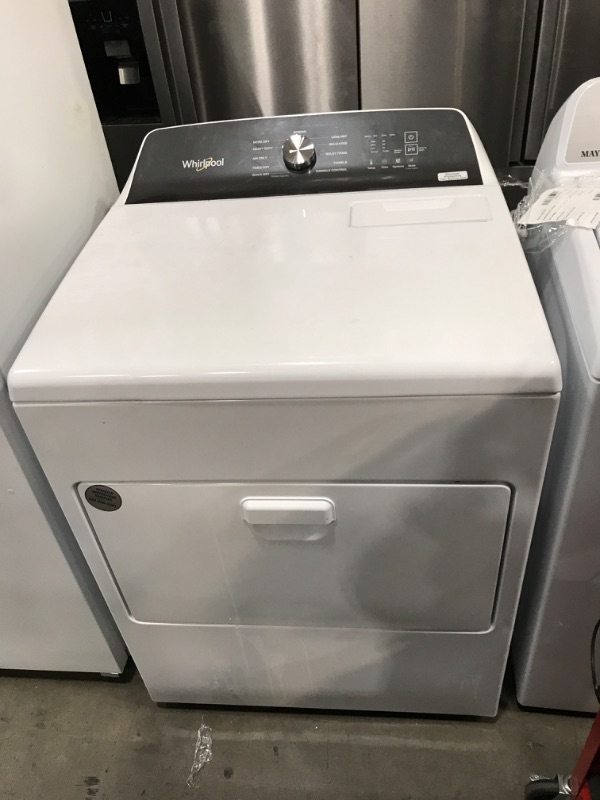 Photo 5 of Whirlpool 7-cu ft Electric Dryer (White)
