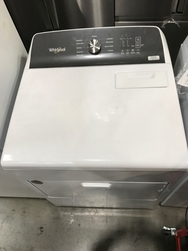 Photo 4 of Whirlpool 7-cu ft Electric Dryer (White)
