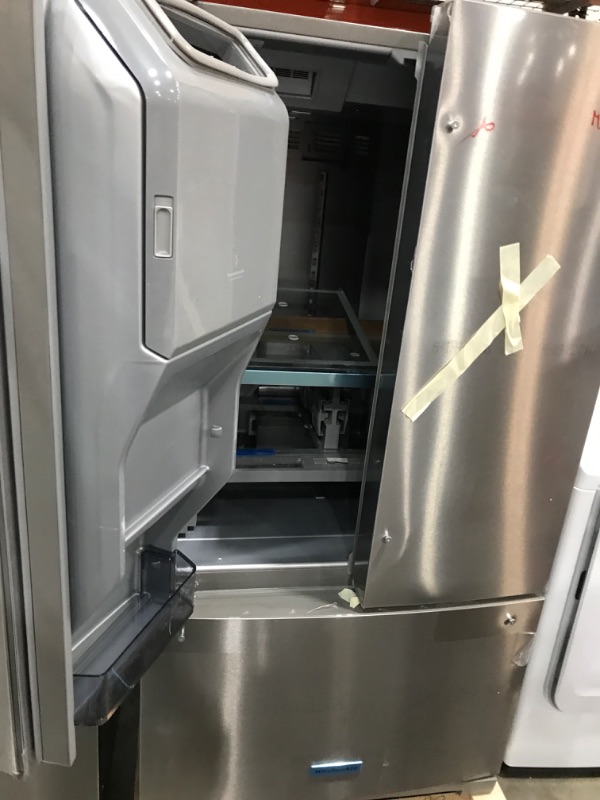Photo 6 of SEE NOTES ***KitchenAid 27-cu ft French Door Refrigerator with Ice Maker (Stainless Steel with Printshield Finish) ENERGY STAR
