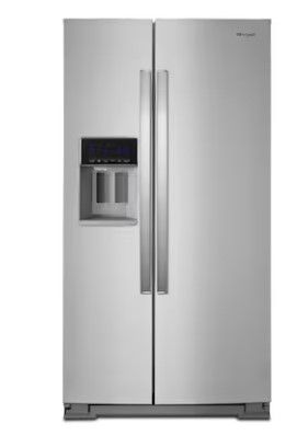Photo 1 of Whirlpool 28.4-cu ft Side-by-Side Refrigerator with Ice Maker (Fingerprint Resistant Stainless Steel)
