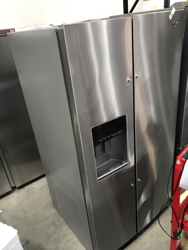 Photo 5 of Whirlpool 28.4-cu ft Side-by-Side Refrigerator with Ice Maker (Fingerprint Resistant Stainless Steel)
