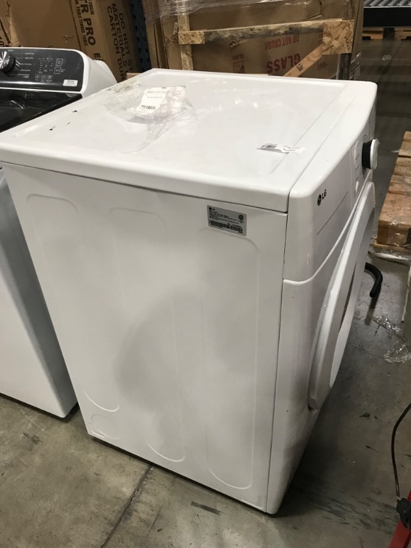 Photo 4 of LG 7.4-cu ft Stackable Electric Dryer (White) ENERGY STAR
