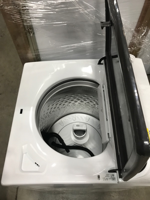 Photo 3 of Whirlpool 5.2-cu ft High Efficiency Impeller and Agitator Top-Load Washer (White) ENERGY STAR
