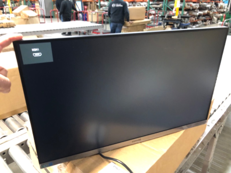 Photo 2 of SAMSUNG 24” SR650 Series 1080p Computer Monitor for Business, 75Hz, VGA, HDMI, DisplayPort, USB Hub, Eye Saver Mode,  ?LS24R650FDNXZA, Black
