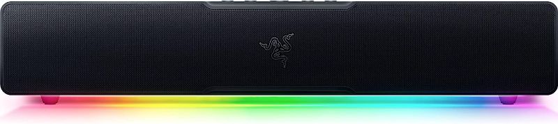 Photo 1 of Razer Leviathan V2 X PC Soundbar - Compact Chroma RGB Design, Bluetooth 5.0, USB-C Power/Audio Delivery - For PC, Smartphones, Tablets, Nintendo Switch
