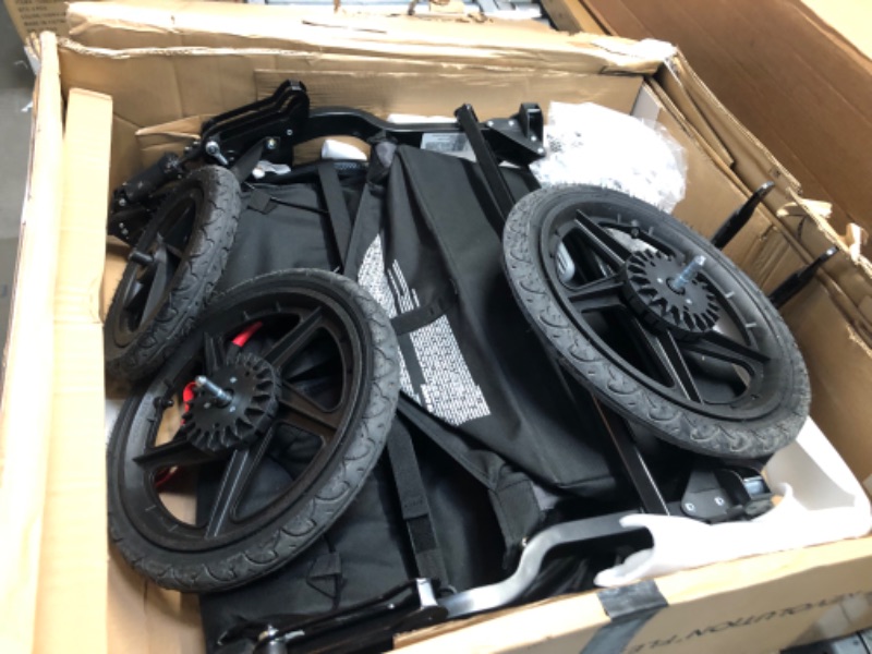 Photo 1 of BOB Gear Revolution Flex 3.0 Duallie Double Jogging Stroller, Graphite Black Graphite Black Double