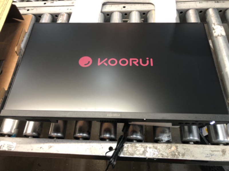 Photo 1 of KOORUI 24 Inch Computer Monitor, FHD PC Monitors 1920 x 1080p IPS Display 75Hz, HDMI, VGA, 5ms Response Time, 75 x 75 mm VESA Mountable, Frameless 24" 75Hz IPS