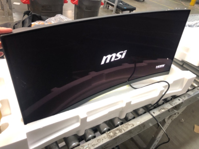 Photo 2 of MSI MEG 342C QD OLED, 34" Curved Gaming Monitor, 3440 x 1440 (UWQHD), OLED, 0.1ms, 175Hz, FreeSync Premium, HDR 400, HDMI, DP Port, USB Type C, Tilt, Height
