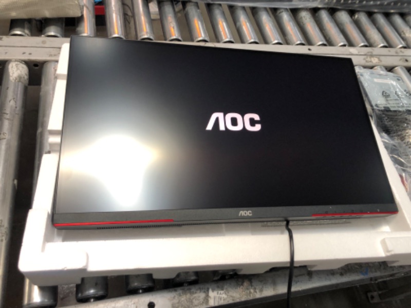 Photo 4 of AOC Q27G3XMN 27" QHD 2560x1440 Gaming Monitor with Mini-LED Backlight, 180Hz 1ms, Adaptive-Sync, VESA DisplayHDR 1000, Height Adjustable, 3-Year Zero-Bright-dot 27" QHD | VA | Mini-LED 180Hz Low Latency