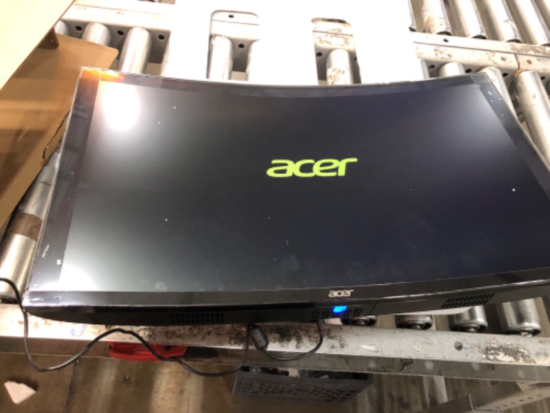 Photo 1 of Acer ED273U Abmiipx 27" 1500R Curved WQHD 2560 x 1440 Monitor | Adaptive-Sync Technology | 75Hz Refresh Rate | 1ms VRB | 1 x Display Port 1.2 and 2X HDMI 1.4 Ports,Black 75Hz 27-inch WQHD