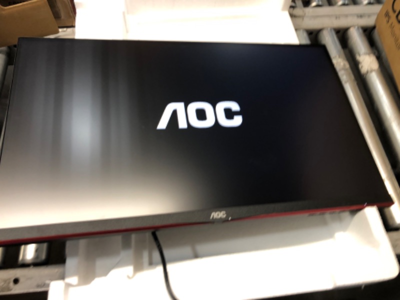 Photo 2 of AOC 27" 240 Hz HDR Gaming Monitor (Black/Silver/Red)