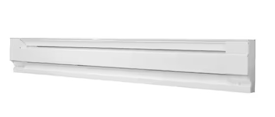 Photo 1 of 60 in. 240/208-volt 1,250/937-watt Electric Baseboard Heater in White
