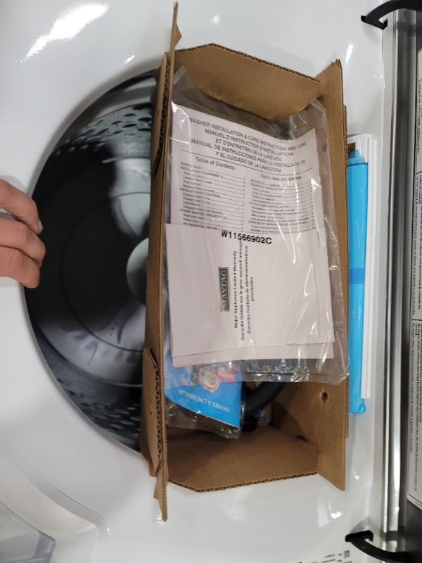 Photo 3 of Maytag Smart Capable 5.3-cu ft High Efficiency Impeller Smart Top-Load Washer (White) ENERGY STAR
