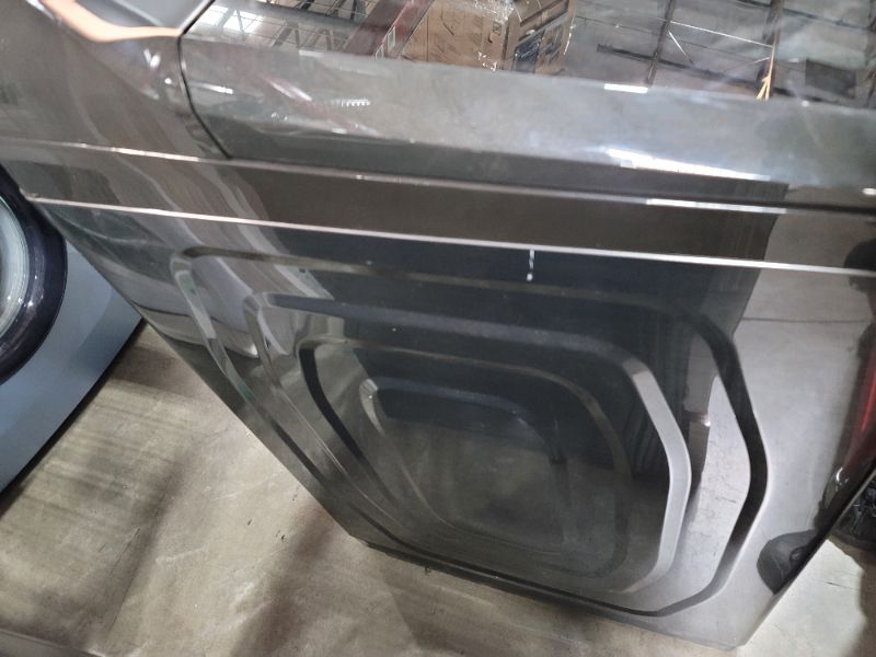 Photo 1 of Samsung 5.5-cu ft High Efficiency Impeller Smart Top-Load Washer (Brushed Black) ENERGY STAR
