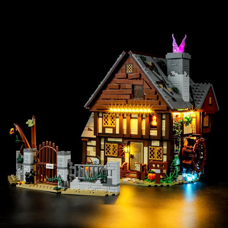 Photo 1 of BRIKSMAX Led Lighting Kit for LEGO-21341 Disney Hocus Pocus: The Sanderson Sisters' Cottag - Compatible with Lego ldeas Building Blocks Model- Not Include Lego Set