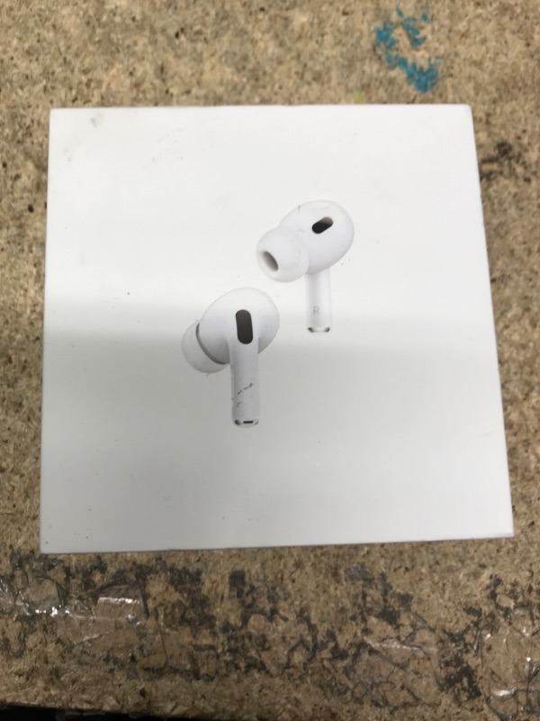 Photo 3 of Apple AirPods Pro (2nd Generation) Wireless Earbuds, Up to 2X More Active Noise Cancelling, Adaptive Transparency, Personalized Spatial Audio, MagSafe Charging Case, Bluetooth Headphones for iPhone