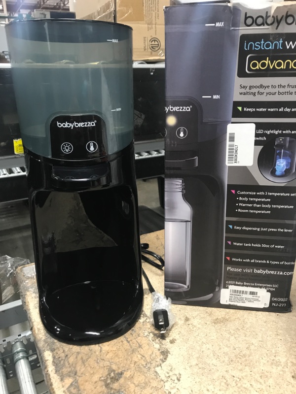 Photo 1 of Baby Brezza Instant Warmer Advanced with LED Nightlight – Replaces Traditional Baby Bottle Warmers - Instantly Dispense Warm Water at Perfect Baby Bottle Temperature – Instant Formula Bottles 24/7