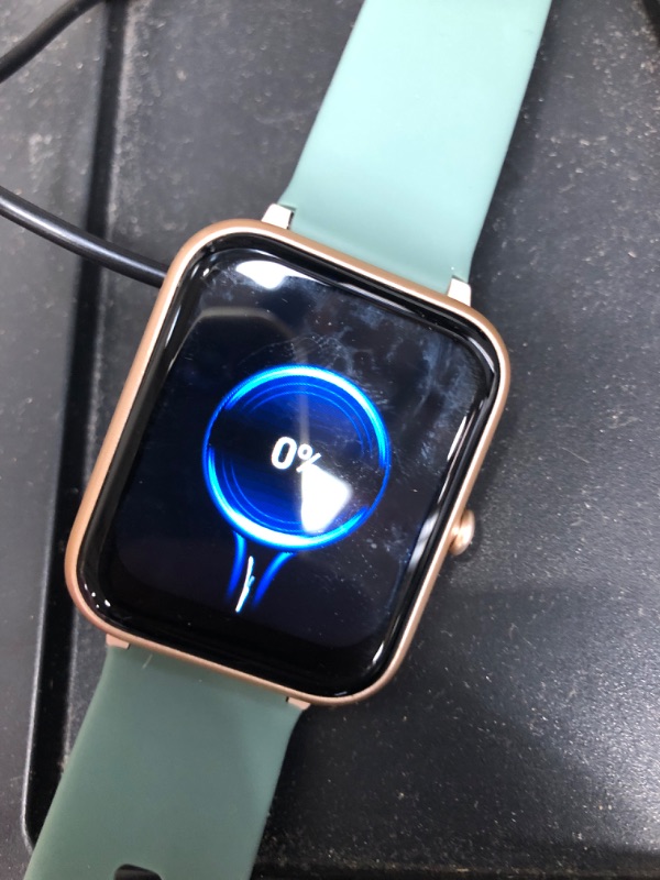 Photo 1 of GRV Smart Watch for iOS and Android Phones (Answer/Make Calls), Watches for Men Women IP68 Waterproof Smartwatch Fitness Tracker Watch with Heart Rate/Sleep Monitor Steps Calories Counter (Green Gold)