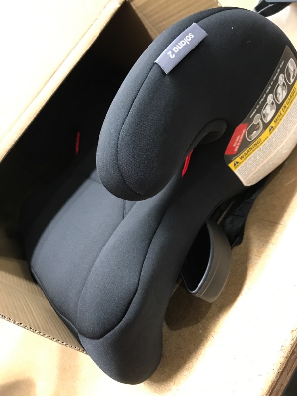 Photo 2 of Diono Solana 2 XL, Dual Latch Connectors, Lightweight Backless Belt-Positioning Booster Car Seat, 8 Years 1 Booster Seat, Black 2019 LATCH Connect Single Black