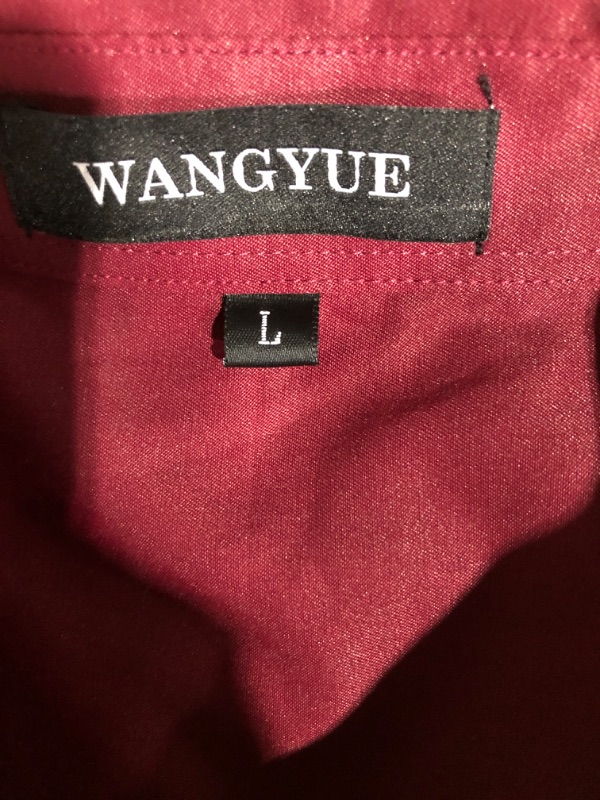 Photo 2 of * please see all images *
Wangyue Men's Long Sleeve Dress Shirts Casual Button Down Shirts Slim Fit 
