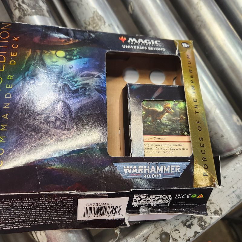 Photo 3 of ***SEE NOTES***Magic: The Gathering Universes Beyond Warhammer 40,000 Collector’s Edition Commander Deck Bundle – Includes all 4 Decks