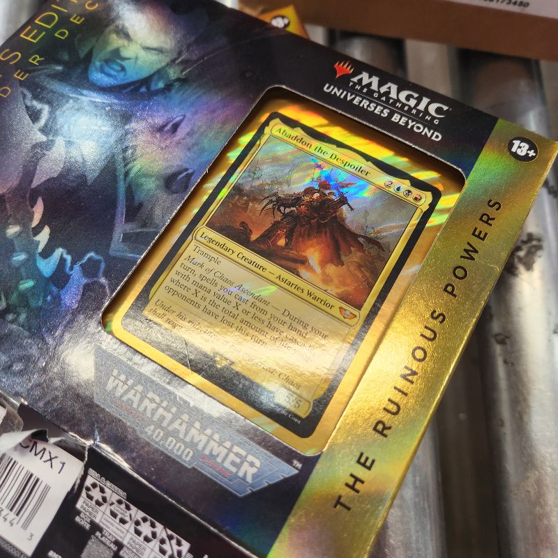 Photo 5 of ***SEE NOTES***Magic: The Gathering Universes Beyond Warhammer 40,000 Collector’s Edition Commander Deck Bundle – Includes all 4 Decks