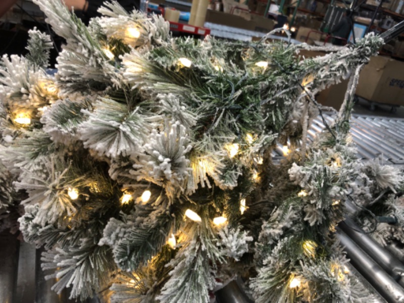 Photo 2 of 6ft Christmas tree with snow and acorns 