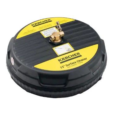 Photo 1 of 15 in. Universal Surface Cleaner Attachment for Gas Power Pressure Washers Rated 2600-3200 PSI - 1/4 in. Quick-Connect
