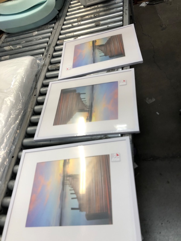 Photo 1 of 17" x 21" 3 Pack White Frame