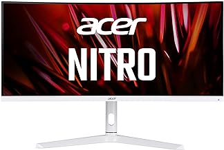 Photo 1 of Acer Nitro XZ306C Xwmiiiphx 29.5" 1500R Curved Zero-Frame UWFHD (2560 x 1080) VA Gaming Monitor | AMD FreeSync Premium | Up to 200Hz | 1ms VRB | Display Port, 1 x HDMI 2.0 & 2 x HDMI 1.4 Ports
