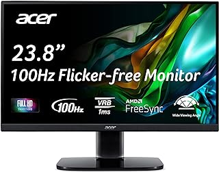 Photo 1 of Acer KC242Y Hbi 23.8" Full HD (1920 x 1080) Zero-Frame Gaming Office Monitor 