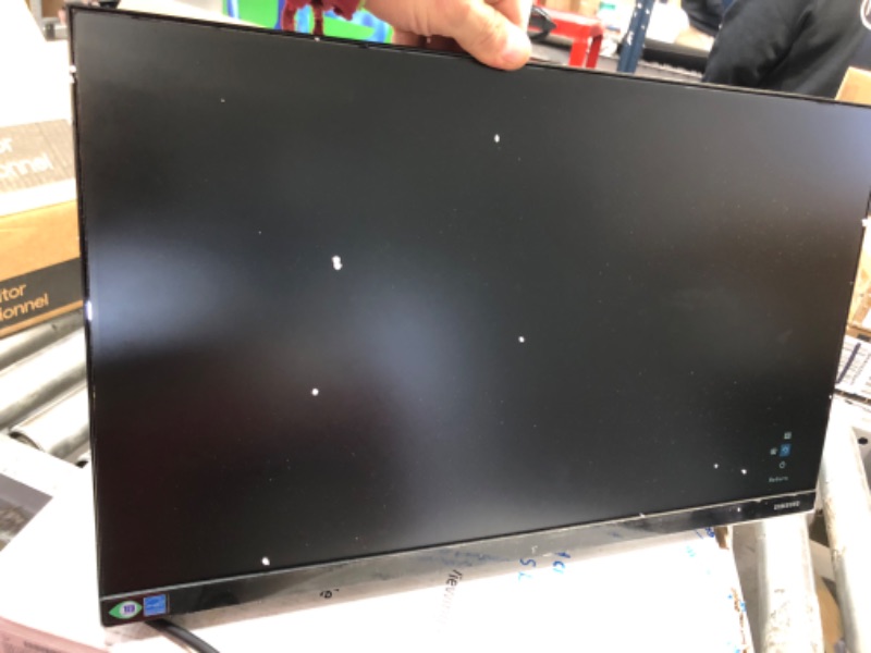 Photo 1 of SAMSUNG FT45 Series 24-Inch FHD 1080p Computer Monitor, 75Hz, IPS Panel, HDMI, USB Hub, Height Adjustable Stand, 3 Yr WRNTY (LF24T452FQNXGO)
