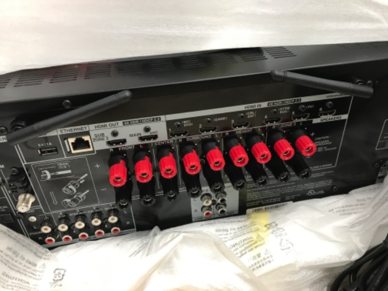 Photo 1 of Onkyo TX-NR6050 7.2-Channel Network Home Theater Smart AV Receiver 8K/60, 4K/120Hz