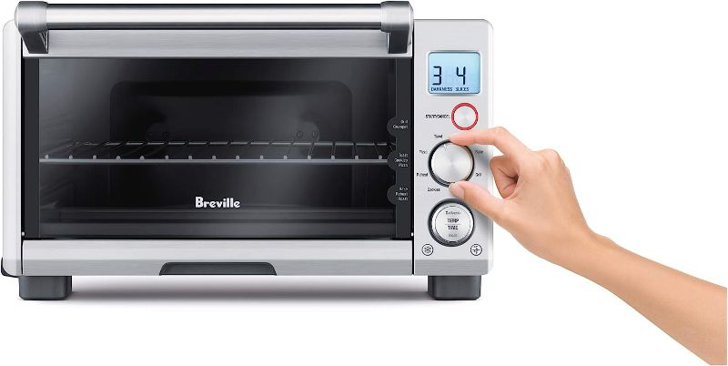 Photo 4 of (READ NOTES) Breville Compact Smart Toaster Oven, Brushed Stainless Steel, BOV650XL