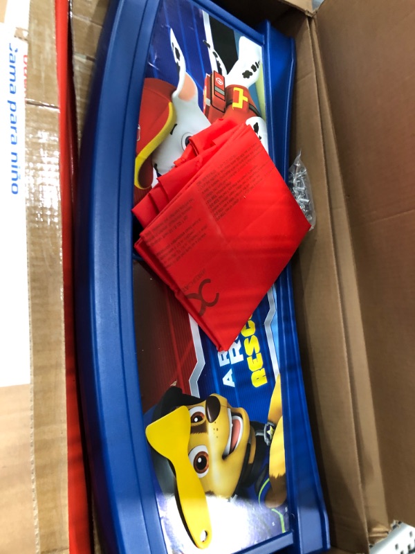 Photo 2 of **READ NOTES BELOW**Children Plastic Toddler Bed, Nick Jr. PAW Patrol Paw Patrol Bed