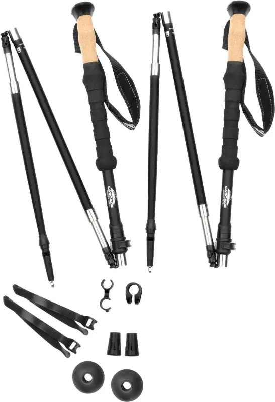 Photo 1 of 2 PACK Cascade Mountain Tech Aluminum Folding Trekking Poles