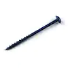 Photo 1 of #8 x 2-1/2 in. Square Drive Round Head Blue Kote Coarse Pocket-Hole Screw (125-Pack)
