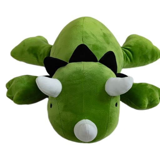 Photo 1 of Buddy Fuzzy Plush Weighted Stuffed Animal- Large 17” 1.7lbs - Green Dinosaur Very Soft Throw Pillow – Kids Toy Plushies