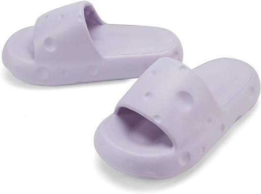 Photo 1 of incarpo Cheese Sandals Cheese Slides for Women Ultimate Comfort Soft Non-Slip Indoor Slippers Shower Shoes Cushioned Thick Sole
size 38-39